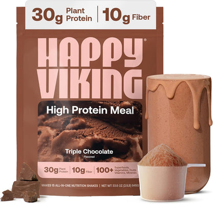 Happy Viking   High-Protein + Fiber Meal  15 Servings