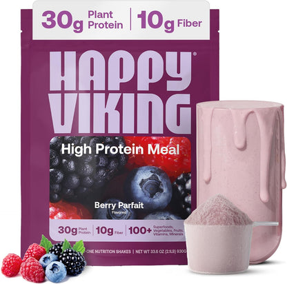 Happy Viking   High-Protein + Fiber Meal  15 Servings