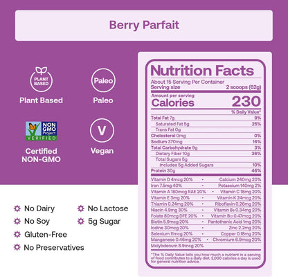 Happy Viking   High-Protein + Fiber Meal  15 Servings