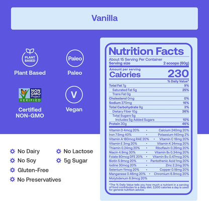Happy Viking   High-Protein + Fiber Meal  15 Servings
