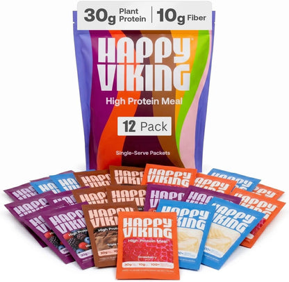 Happy Viking   High-Protein + Fiber Meal  15 Servings