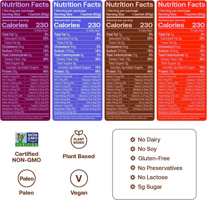Happy Viking   High-Protein + Fiber Meal  15 Servings