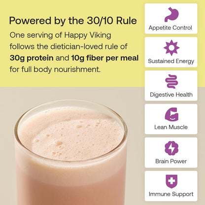 Happy Viking   High-Protein + Fiber Meal  15 Servings